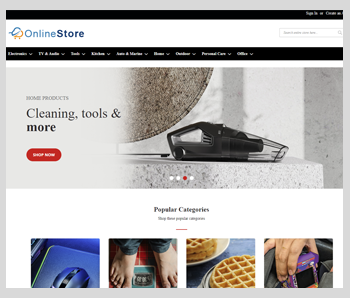 Electronics & Accessories Store Preview