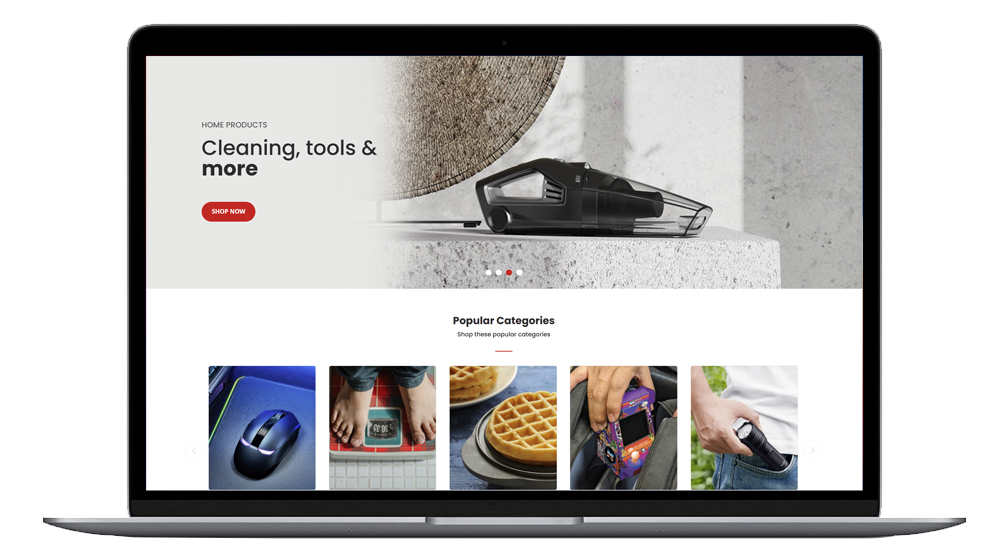 USA Dropshop website example