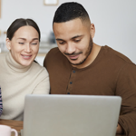 Person earning online